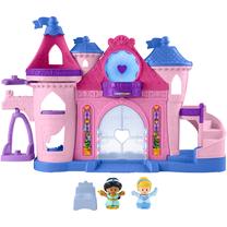 Figūrėlių rinkinys, su priedais Mattel Fisher Price Little People Disney Princess Magic Dancing Castle, įvairių spalvų