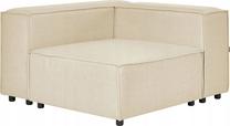 Modulinė sofa Beliani Aprica, smėlio sp., 119 x 119 cm x 68 cm