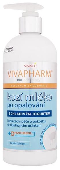 Losjonas po deginimosi kūnui Vivaco After Sun Goat Milk Cooling Yogurt, 400 ml