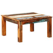 Kavos staliukas VLX 240959, ruda sp., 80 cm x 80 cm x 45 cm