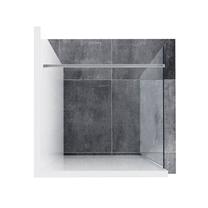 Dušas siena Ravak Walk-In Wall-80, 80 cm x 200 cm, caurspīdīga krās./balta krās./caurspīdīgs
