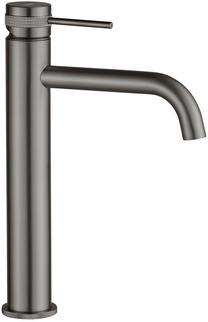 Смеситель для раковины Rea Lungo Grip High, серый цв.