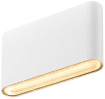 Õue seinavalgusti SLV Oval 14, 6W, LED, IP65, valge v., 17.5 cm x 9 cm