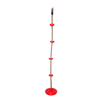 Piekaramās šūpoles bērniem, 30 cm, 200 cm, sarkana krās./bēša krās.