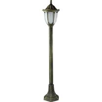 Brīvi stāvošs āra gaismeklis HR EL-180PE2, 60W, E27, IP44, zelta krās., 17 cm x 100 cm