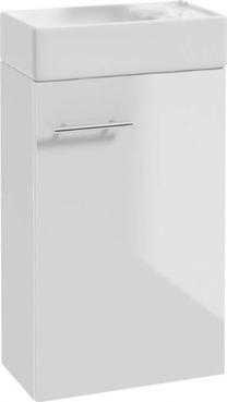 Vonios spintelė su praustuvu Smarty 50 1D, balta sp., 23 cm x 50 cm x 60 cm
