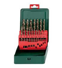 Комплект сверл Metabo 627157000, cталь, hss-co, цилиндрический, 1-10 мм x 13.3 см