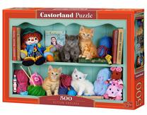 Пазл Castorland Kitten Shelves 500 el. B-53377, 500 шт.