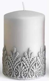 Žvakė Mondex Lace BC2932, 500 g, pilka sp.