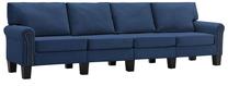 Sofa VLX 4-Seater 287174, mėlyna sp., 70 x 254 cm x 75 cm