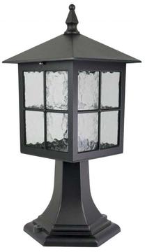 Brīvi stāvošs āra gaismeklis Su-Ma Wenecja, 60W, E27, IP43, melna krās., 18.5 cm x 45 cm