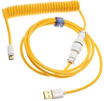 Kabelis Ducky Premicord Yellow Ducky DKCC-YDCNC1 USB Type-A, USB Type C, 1.8 m, dzeltena krās.