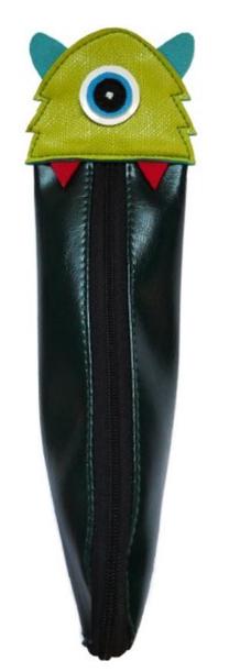 Penālis Incood, 25 cm x 8 cm, zila krās./melna krās./sarkana krās.