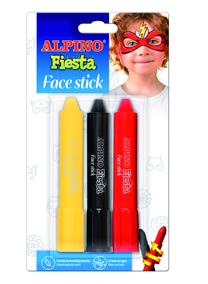 Grima komplekts bērniem Alpino Fiesta Boys DL000103, melna krās./sarkana krās./dzeltena krās.