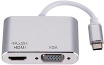 Adapteris RoGer USB Type-C, HDMI / VGA