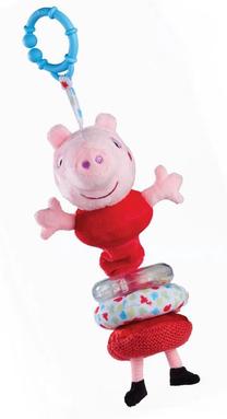 Rotaļlietas ratiem Character Toys Peppa Pig Jiggler, sarkana krās.