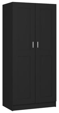 Spinta VLX Chipboard 803435, juoda sp., 82.5 cm x 51.5 cm x 180 cm