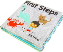 Bērnu grāmata Akuku First A0477, zaļa krās./pelēka krās.