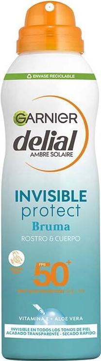 Purškiklis įdegio priežiūrai Garnier Delial Invisible Protect SPF50+, 200 ml