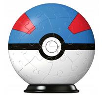 3D dėlionė Ravensburger Pokemon 11265, 7.5 cm x 7.5 cm, 54 vnt., mėlyna sp./balta sp./raudona sp.