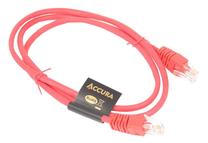 Laidas Accura RJ-45 8P8C, RJ-45 8P8C, 1 m, raudona sp.