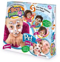 Kūrybos rinkinys Interplay Face Paintoos Pet Pack, įvairių spalvų