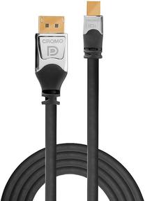 Vads Lindy Mini DisplayPort To DisplayPort Mini DisplayPort, Displayport, 3 m, melna krās.
