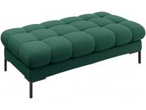 Pufas Micadoni Home Mamaia, juoda sp./žalia sp., 133 cm x 62 cm x 41 cm