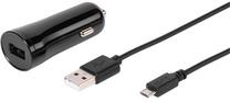 Auto telefona lādētājs Vivanco, Micro USB/USB