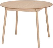 Valgomojo stalas Fanni K Tempo, medžio sp./smėlio sp., 105 cm x 105 cm x 75 cm