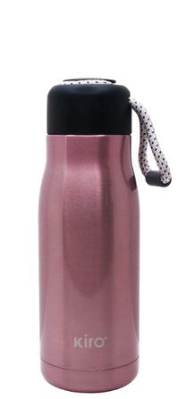 Termogertuvė Kiro KI019TBRS, 0.35 l, rožinė sp.