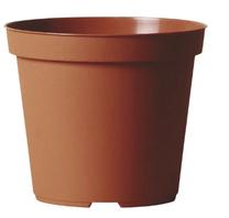 Puķu pods Vaso Norma 501441797, plastmasa, Ø 10 cm, brūna krās.