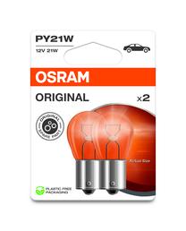Auto spuldze Osram 7507-2BL, kvēldiegu spuldze, dzeltena krās., 12 V