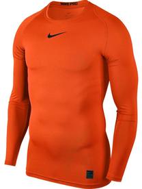 Krekls ar garām piedurknēm, vīriešiem Nike, oranža krās., s