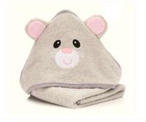 Bērnu dvielis Fillikid Hooded Mouse, bēša krās., 75 cm x 75 cm