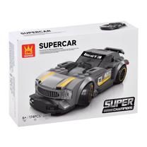 Konstruktorius, automobilis Wange Super Car Super Champions ZA4287, 174 vnt., pilka sp.