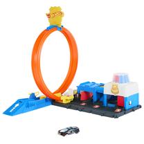 Autotrase Mattel Hot Wheels Super Police Station, zila krās./oranža krās.