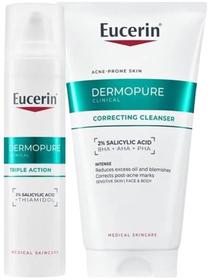 Veido priežiūros priemonių rinkinys Eucerin DermoPure Clinical Set, 190 ml, 3 vnt.