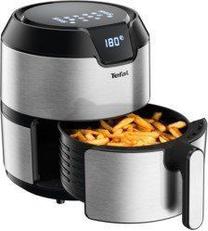 Karšto oro gruzdintuvė Tefal Easy Fry Deluxe Digital EY401D, sidabro sp./juoda sp., 1500 W, 4.2 l