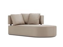 Lauko sofa Calme Jardin Barts CAL_CHR_102_F1_BARTS3, smėlio sp., dešininė, 102 cm x 190 cm x 85 cm