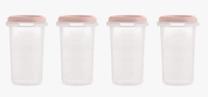 Maisto saugojimo indas Miniland Hermisized Blush, 330 ml, 0 mėn., plastikas, skaidri sp./rožinė sp.