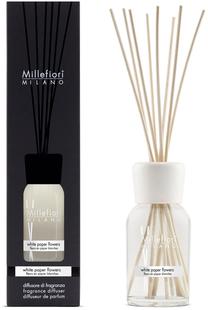 Домашний ароматизатор, ароматические палочки Millefiori Milano White Paper Flowers, 250 мл Белый цв.