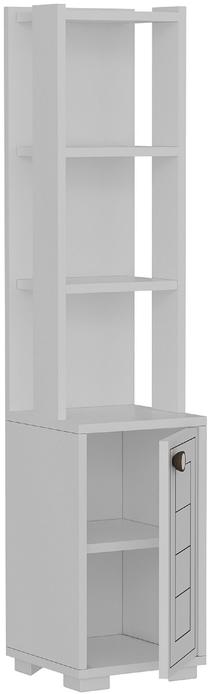 Pastatoma lentyna Kalune Design Anka 475OLV2113, balta sp., 134.6 cm x 29.6 cm x 21.6 cm