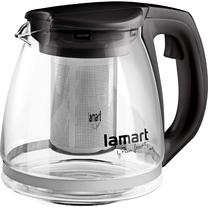 Arbatinukas su sieteliu Lamart, 1.1 l, skaidri sp./juoda sp.