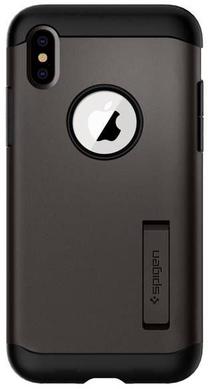 Чехол для телефона Spigen, серый цв., Apple