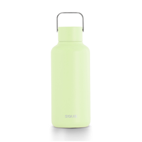Ūdens pudele EQUA TIMELESS COOL MATCHA, dzeltena krās., nerūsējošais tērauds/silikons, 0.6 l