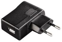 Telefono įkroviklis Hama, USB/AC/DC, juoda sp.