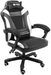 Kėdė Natec Fury Avenger M+, balta/juoda (pažeista pakuotė)/02