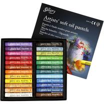 Kreidelės, aliejinės Creativ Company Artists Soft Oil Pastels, įvairių spalvų, 24 vnt.