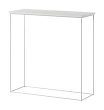 Konsoles galds ADRK Milan, balta krās., 30 cm x 80 cm x 80 cm
